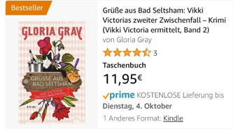 Gloria Gray Gre aus Bad Seltsham - Bei Amazon Nr.1 Bestseller