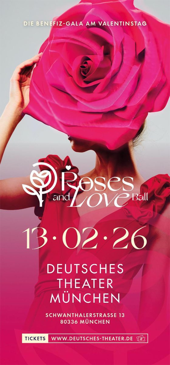 GLORIA GRAY - ROSES AND LOVE BALL 2026 - Flyer