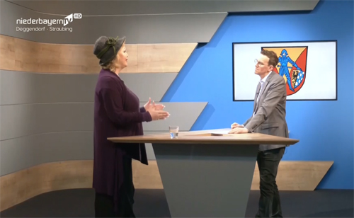 Gloria Gray - Bürgermeisterinwahl 2022 in Zwiesel - Niederbayern TV, 24.11.2022