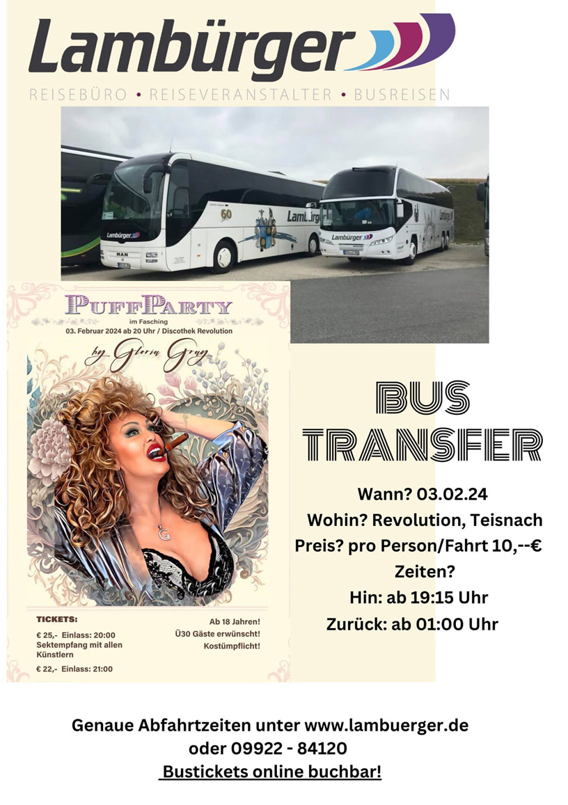 Gloria Gray - Puffparty 2024 - Bustransfer