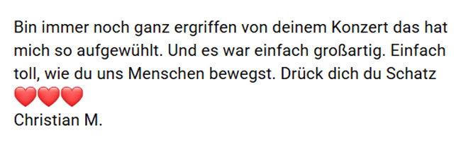 "GLORIA GRAY 6.0" - "Tour de Gray" - Zusatztermine nach ausverkaufter Premiere 2026 - Statements