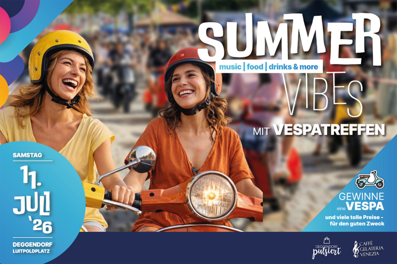 Summer Vibes in Deggendorf - Gloria Gray als Ehrengast - Samstag, 11. Juli 2026