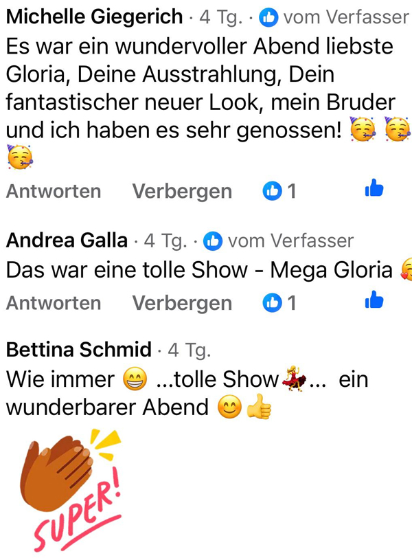 Premiere von GLORIA GRAY 6.0 im Deutschen Theater München, 21. und 22. Februar 2026 - Statements