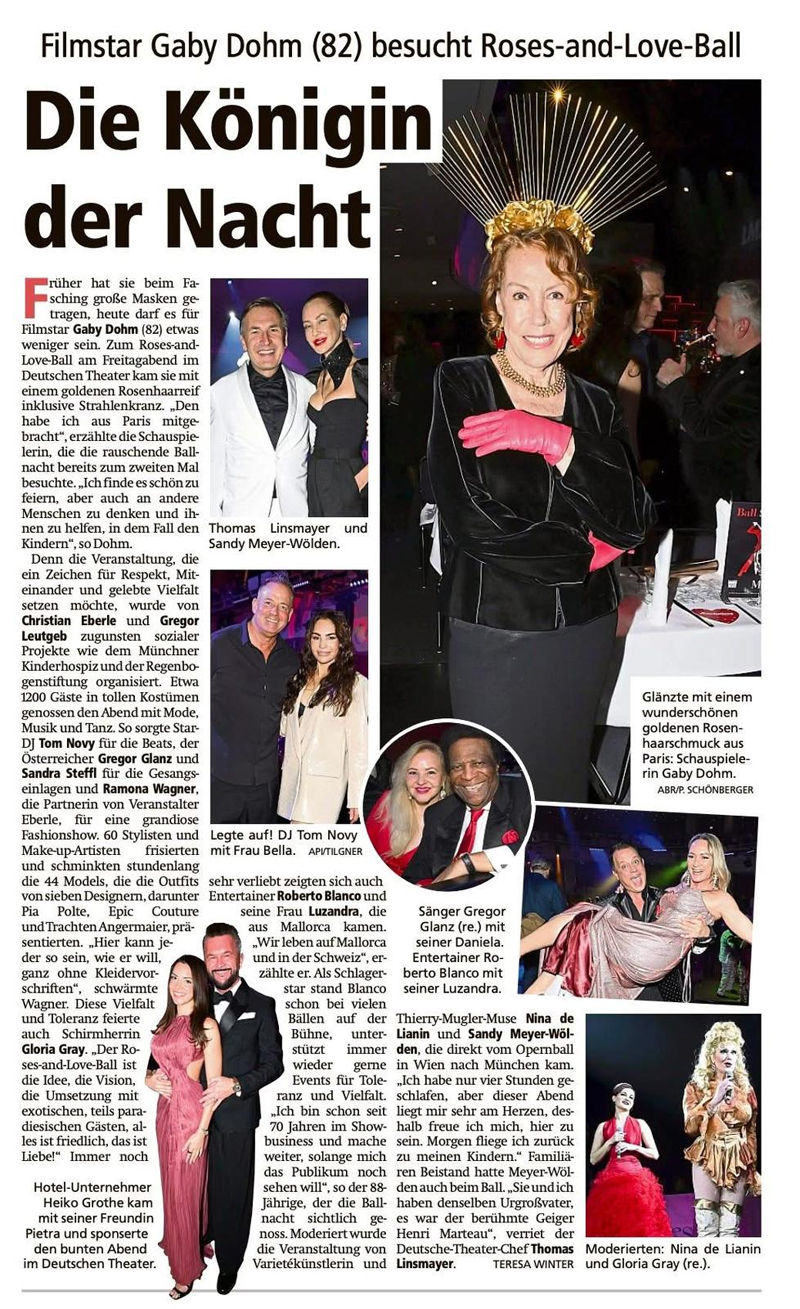 GLORIA GRAY - ROSES AND LOVE BALL 2026 - tz München, 16.02.2026