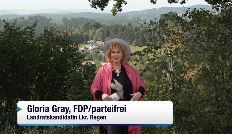 GLORIA_GRAY_Landratskandidatur - Niederbayern TV, 06.10.2023